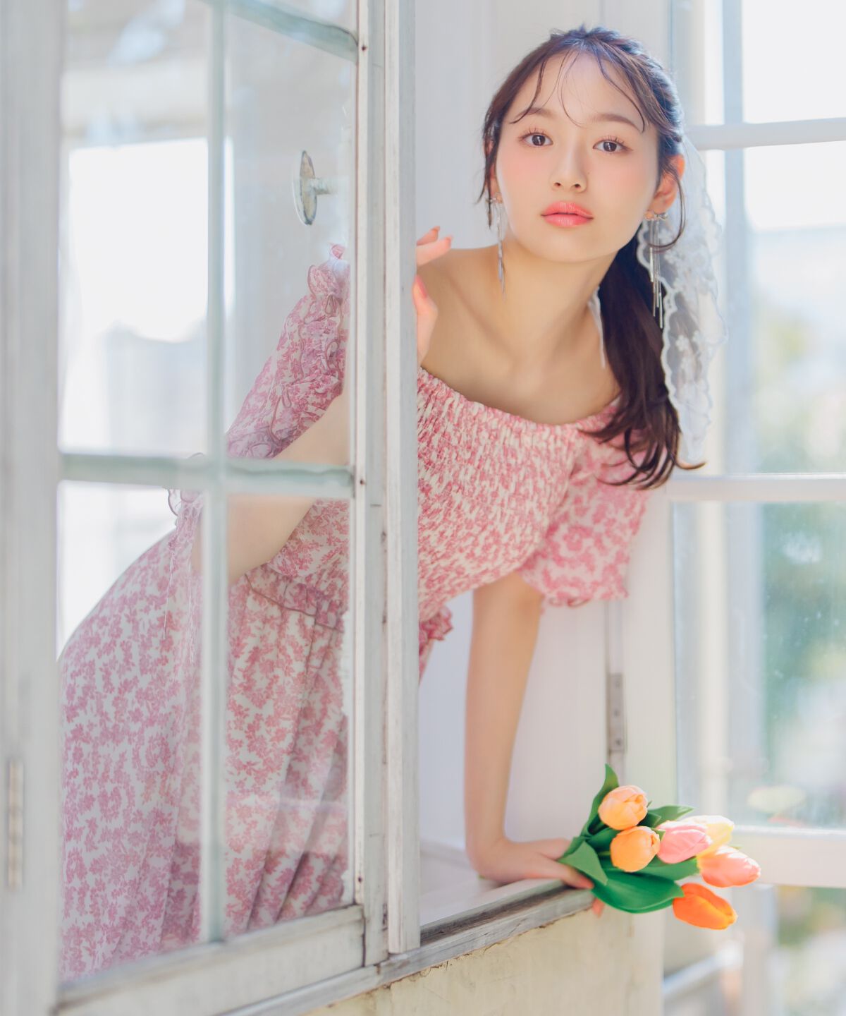 WILLSELECTION「ミニフラワーシャーリングワンピース」|ワンピース|