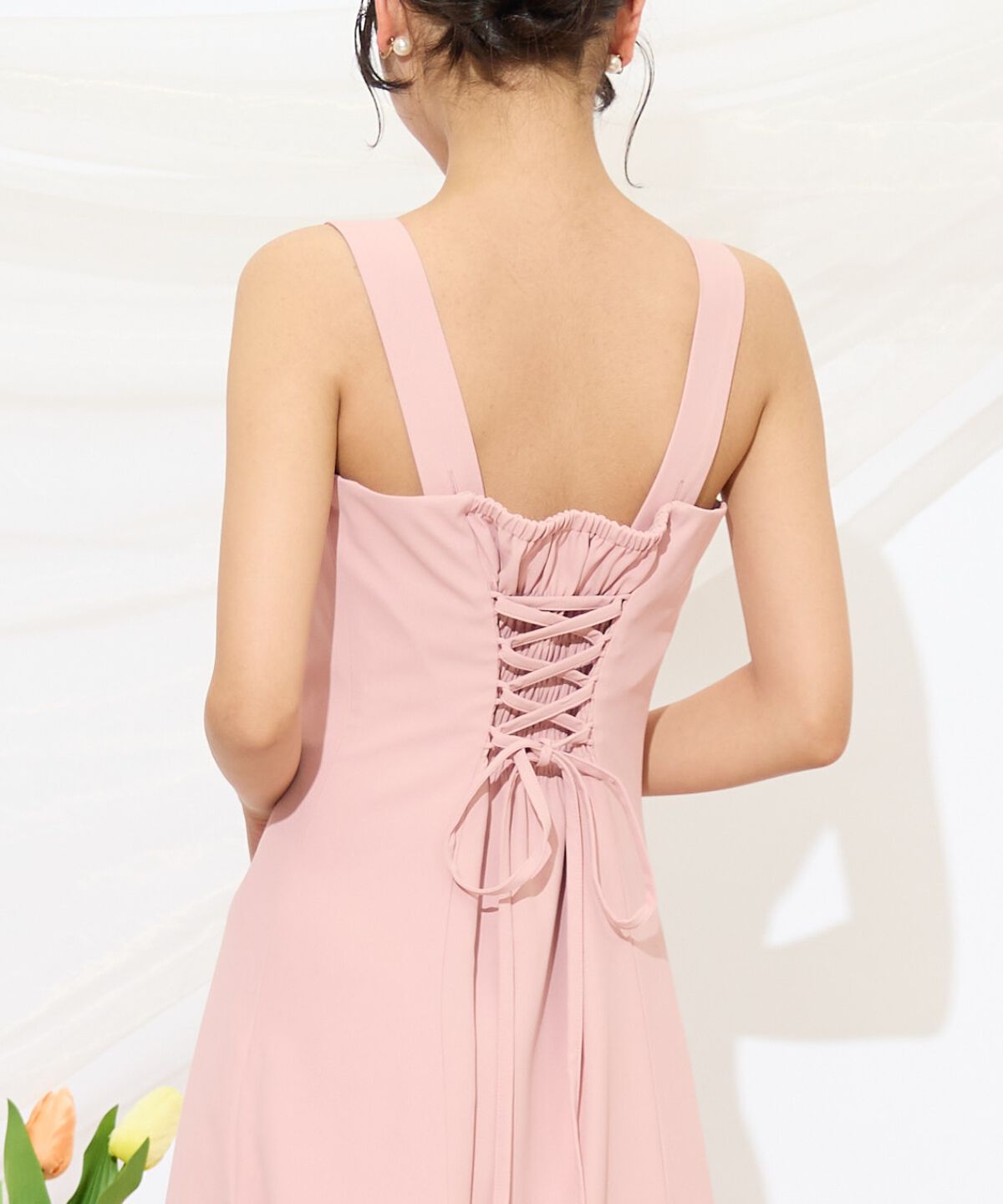 WILLSELECTION「バックレースアップワンピース」|ドレス|