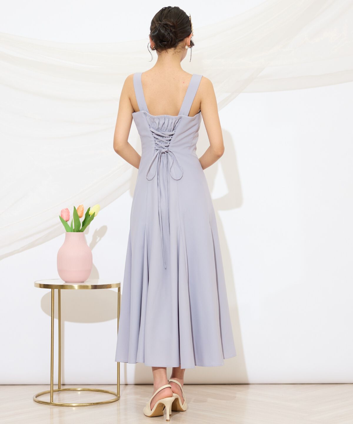 WILLSELECTION「バックレースアップワンピース」|ドレス|