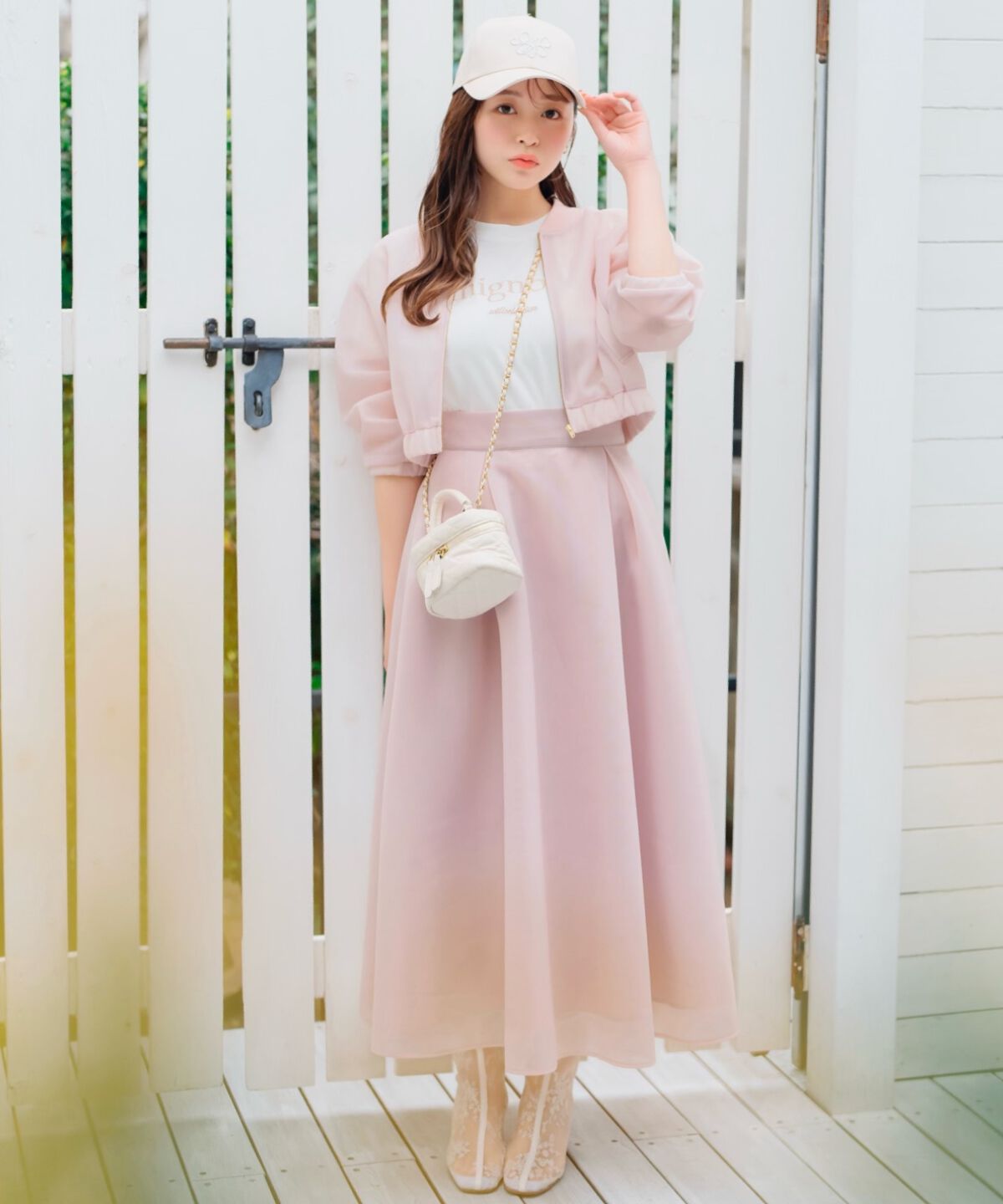 WILLSELECTION「シアーダンボールフレアスカート」|フレア|