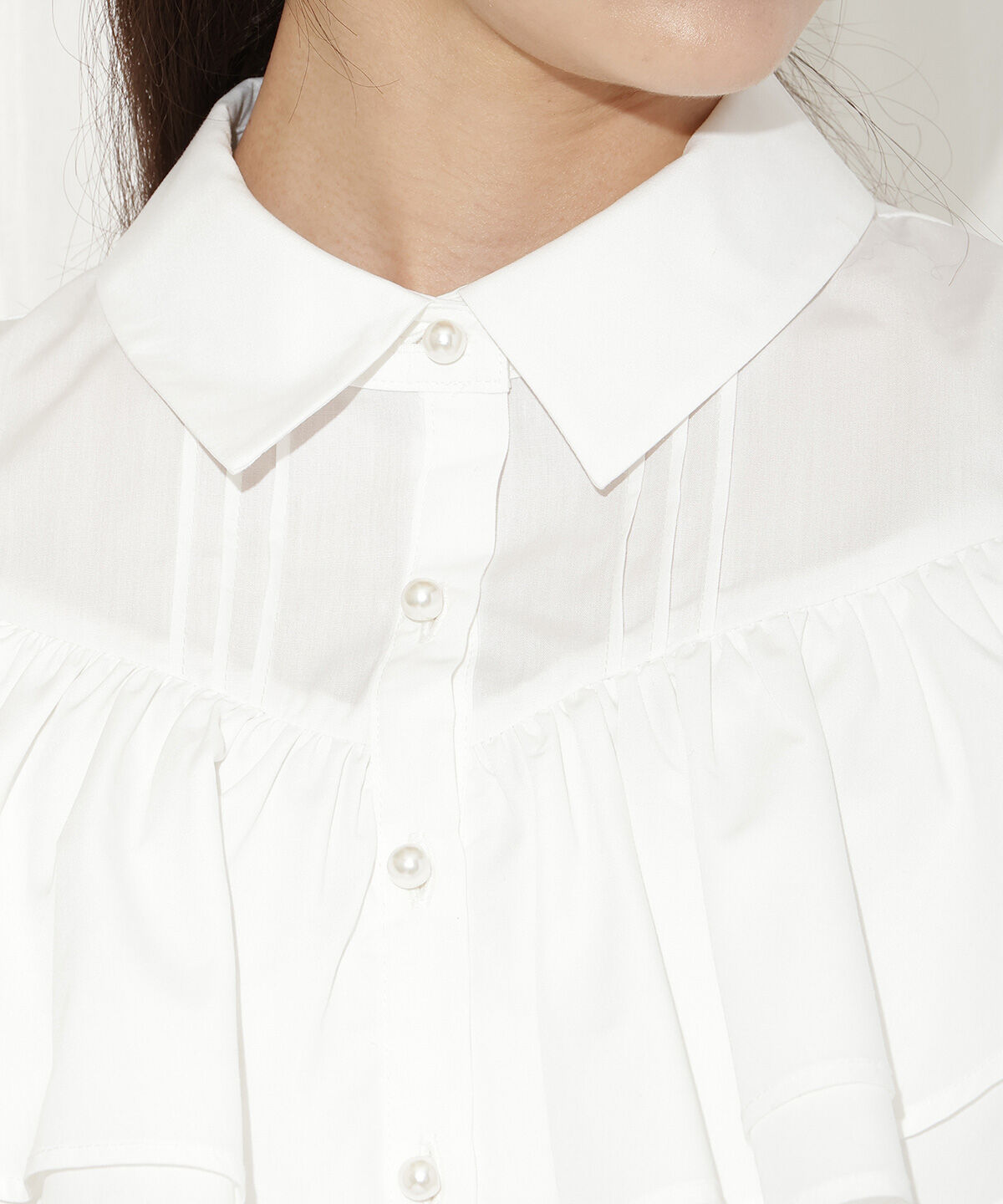 WILLSELECTION「2wayショルダーフリルブラウス」|シャツ・ブラウス|