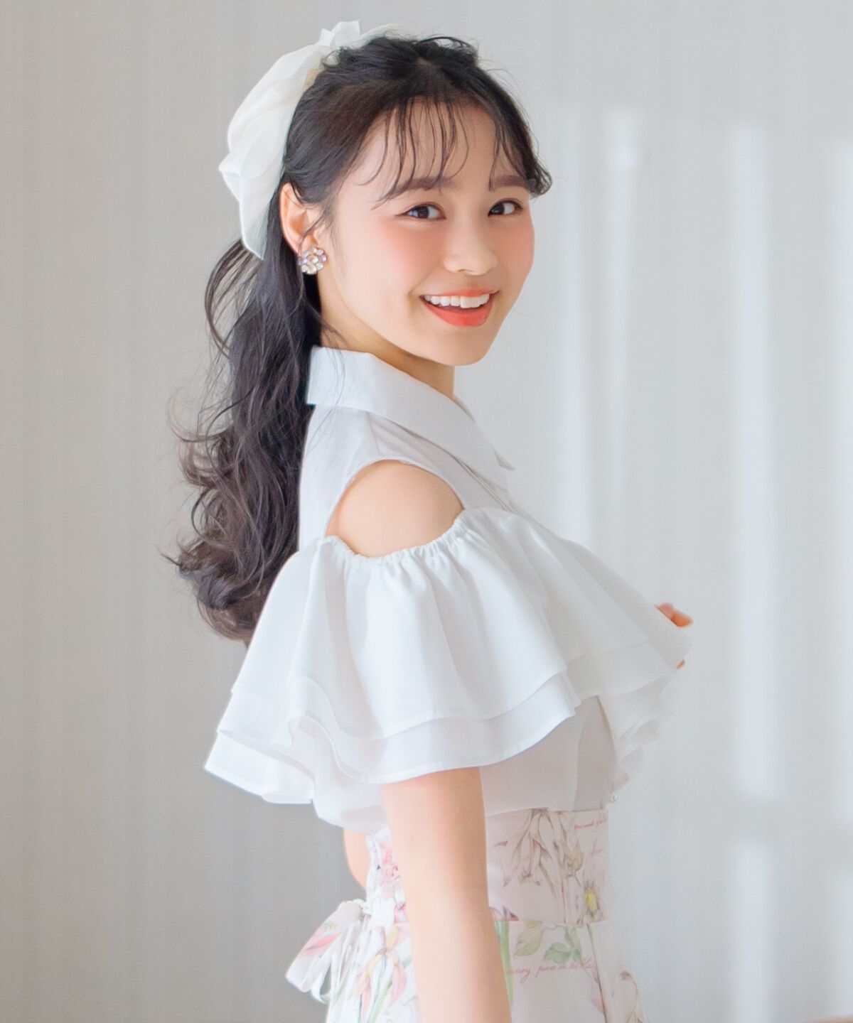 WILLSELECTION「2wayショルダーフリルブラウス」|シャツ・ブラウス|