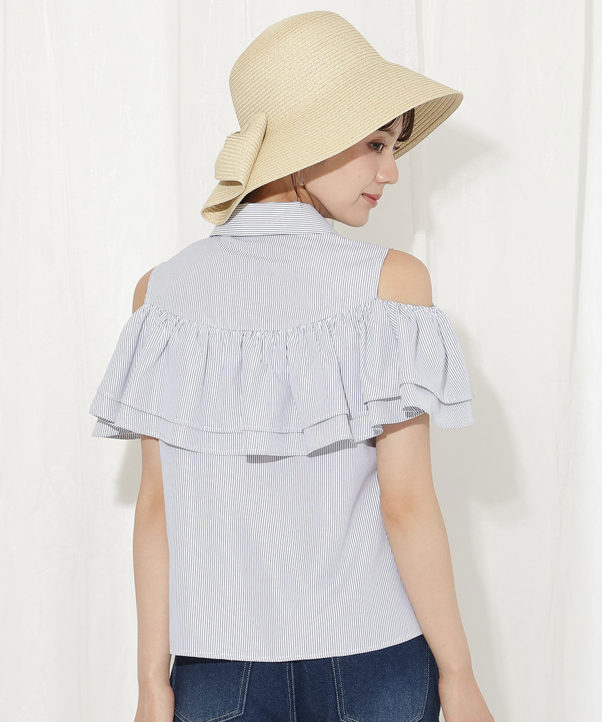 WILLSELECTION「2wayショルダーフリルブラウス」|シャツ・ブラウス|