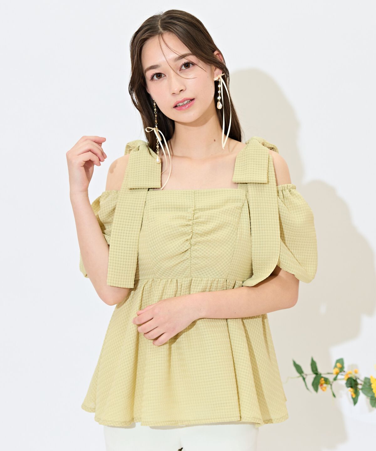 WILLSELECTION「2WAYペプラムブラウス」|シャツ・ブラウス|