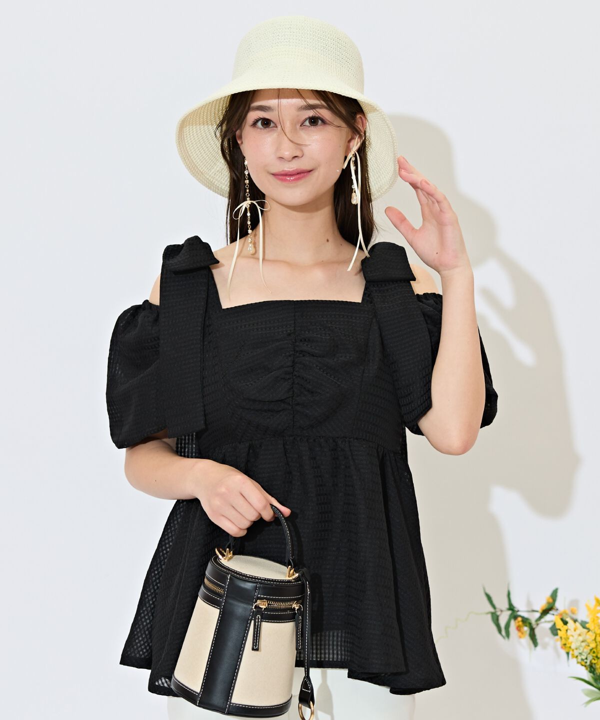 WILLSELECTION「2WAYペプラムブラウス」|シャツ・ブラウス|