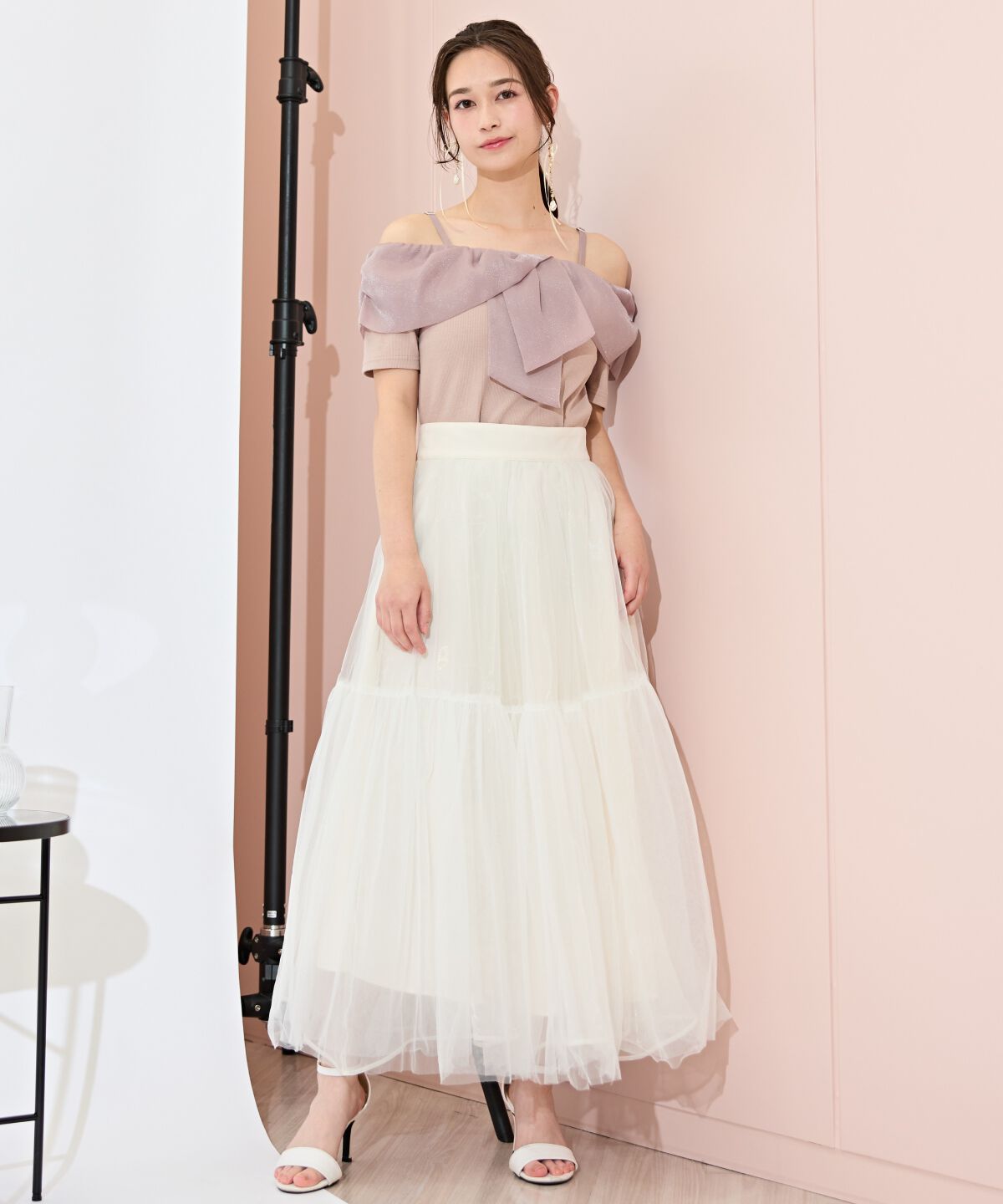 WILLSELECTION「ツイストリボンオフショルトップス」|Tシャツ・カットソー|