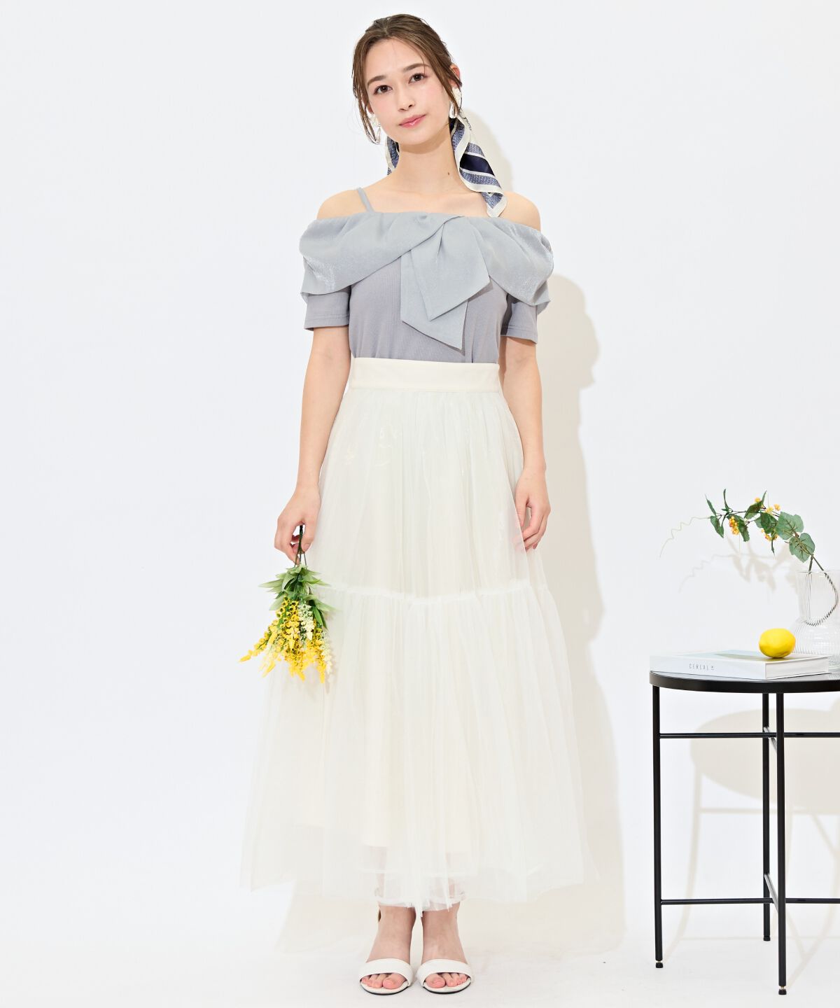 WILLSELECTION「ツイストリボンオフショルトップス」|Tシャツ・カットソー|