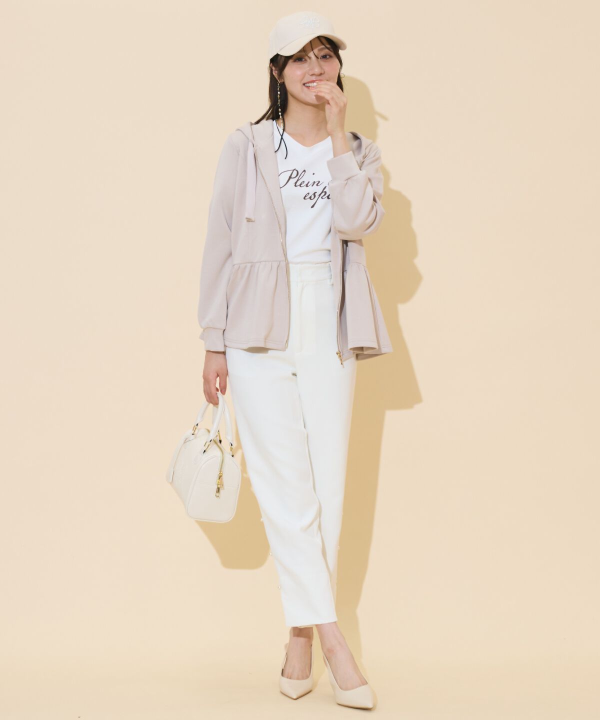 WILLSELECTION「ペプラムパーカー」|パーカー|