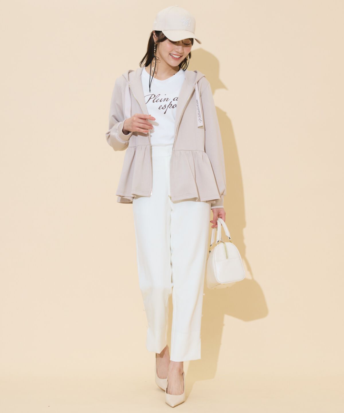 WILLSELECTION「ペプラムパーカー」|パーカー|