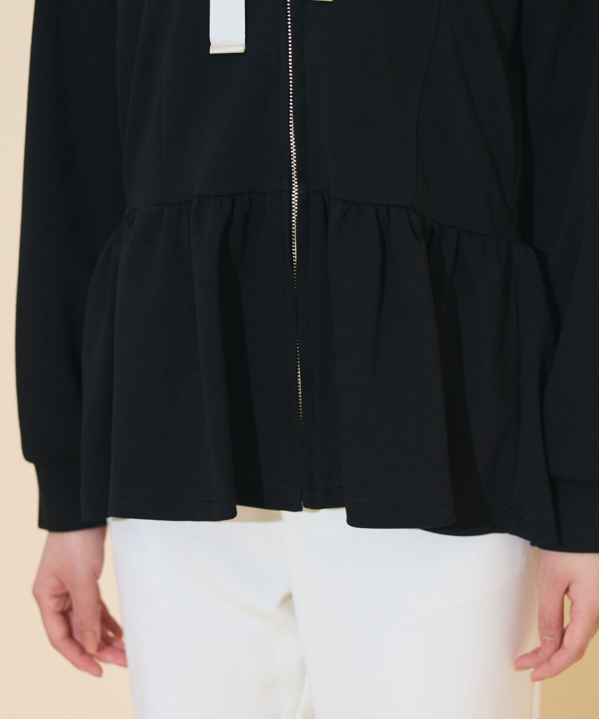 WILLSELECTION「ペプラムパーカー」|パーカー|