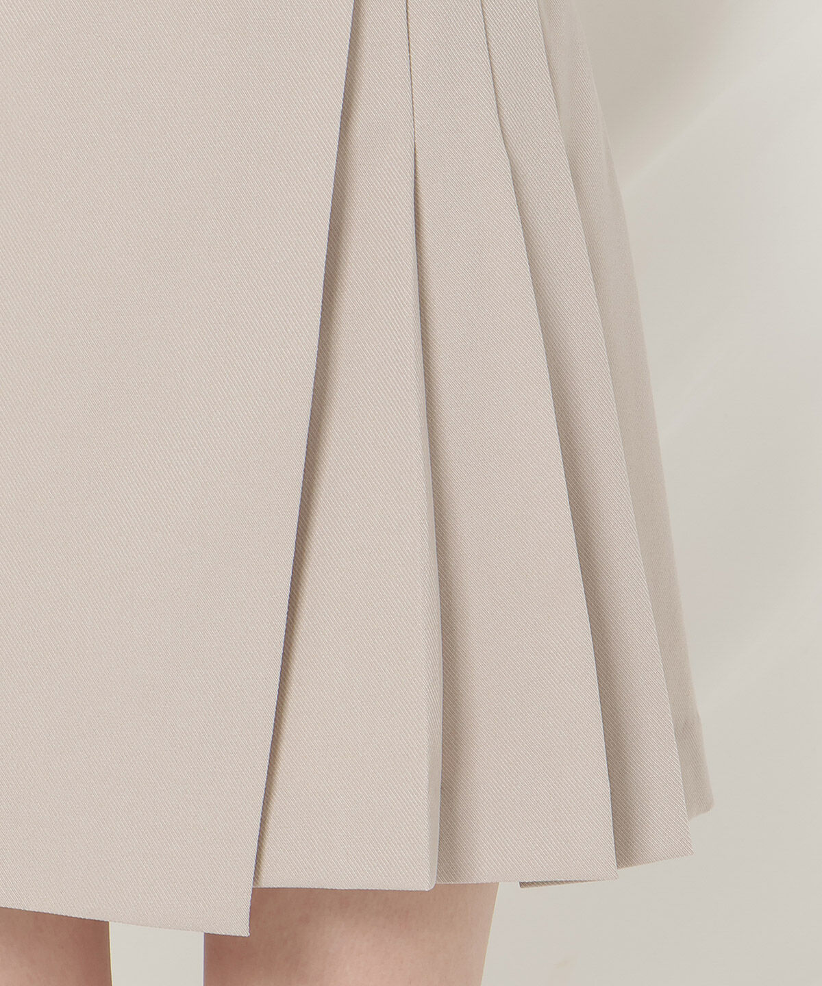 WILLSELECTION「ビットデザインプリーツミニスカパン」|フレア|