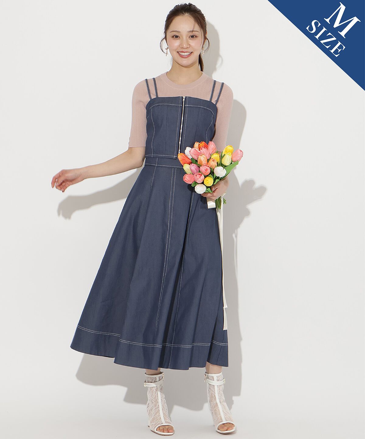 WILLSELECTION「ライトデニムフレアスカート」|スカート|