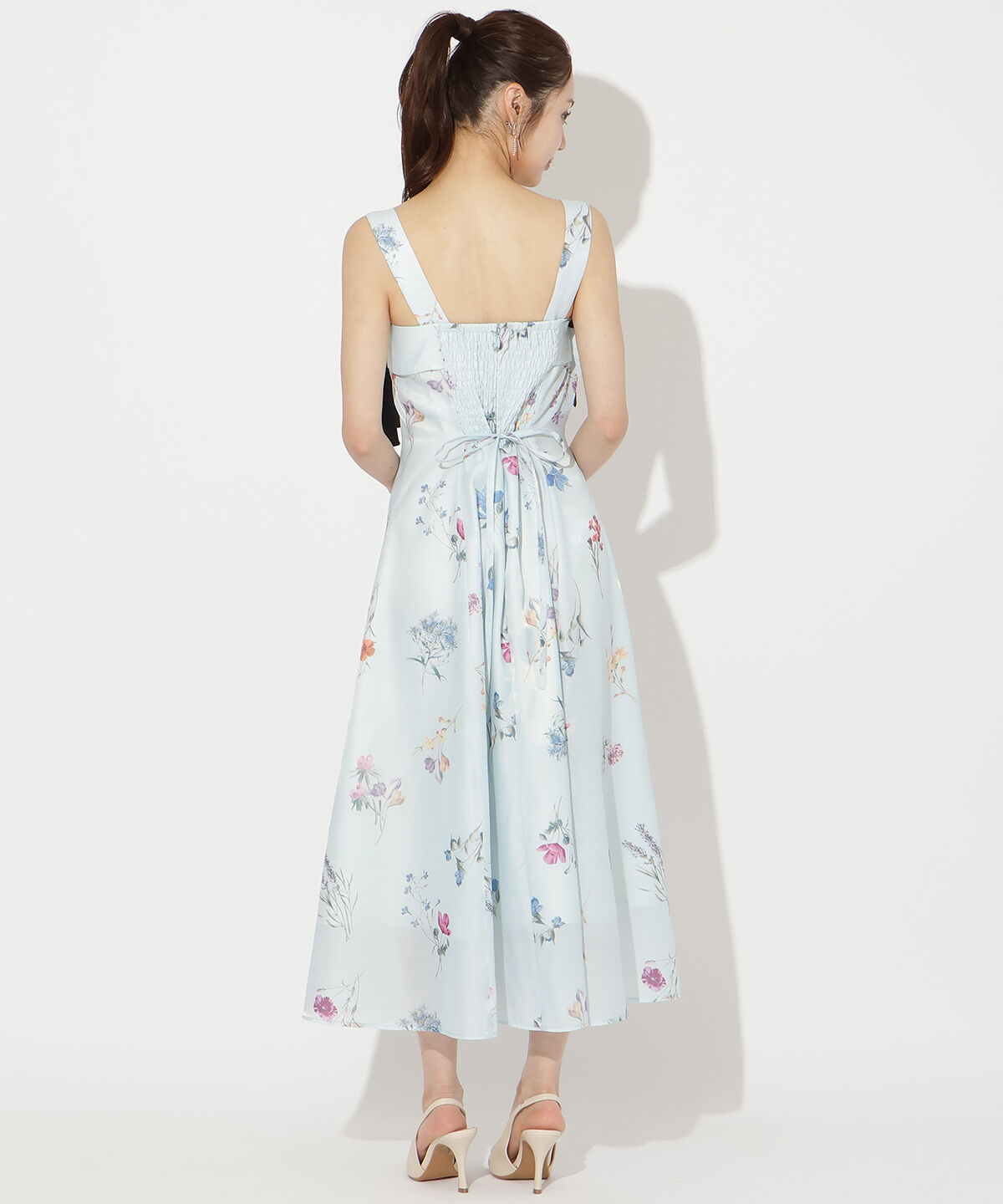 WILLSELECTION「ボタニカルフラワーシアーワンピース」|ワンピース|