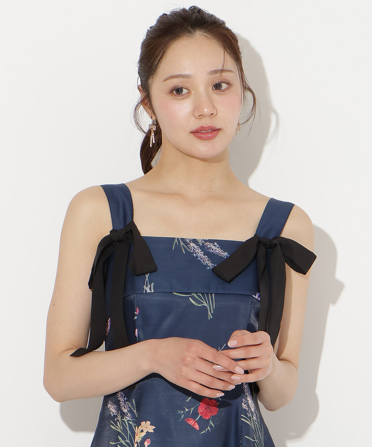 WILLSELECTION「ボタニカルフラワーシアーワンピース」|ワンピース|