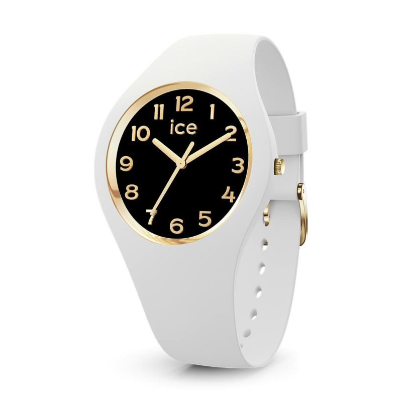 ICE-WATCH「〈ICE-WATCH(ｱｲｽｳｫｯﾁ)〉ICE glam ﾎﾜｲﾄ ﾌﾞﾗｯｸ S37」|腕時計|