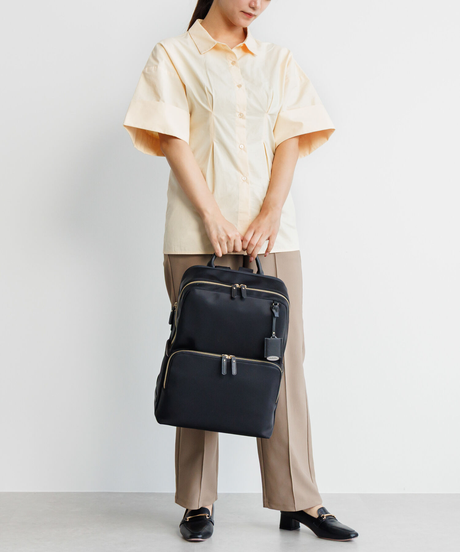 Jewelna Rose「Jewelna Rose フレイヤ・リュック2 エアリィ ゆったり2ルーム 16262」|リュック|