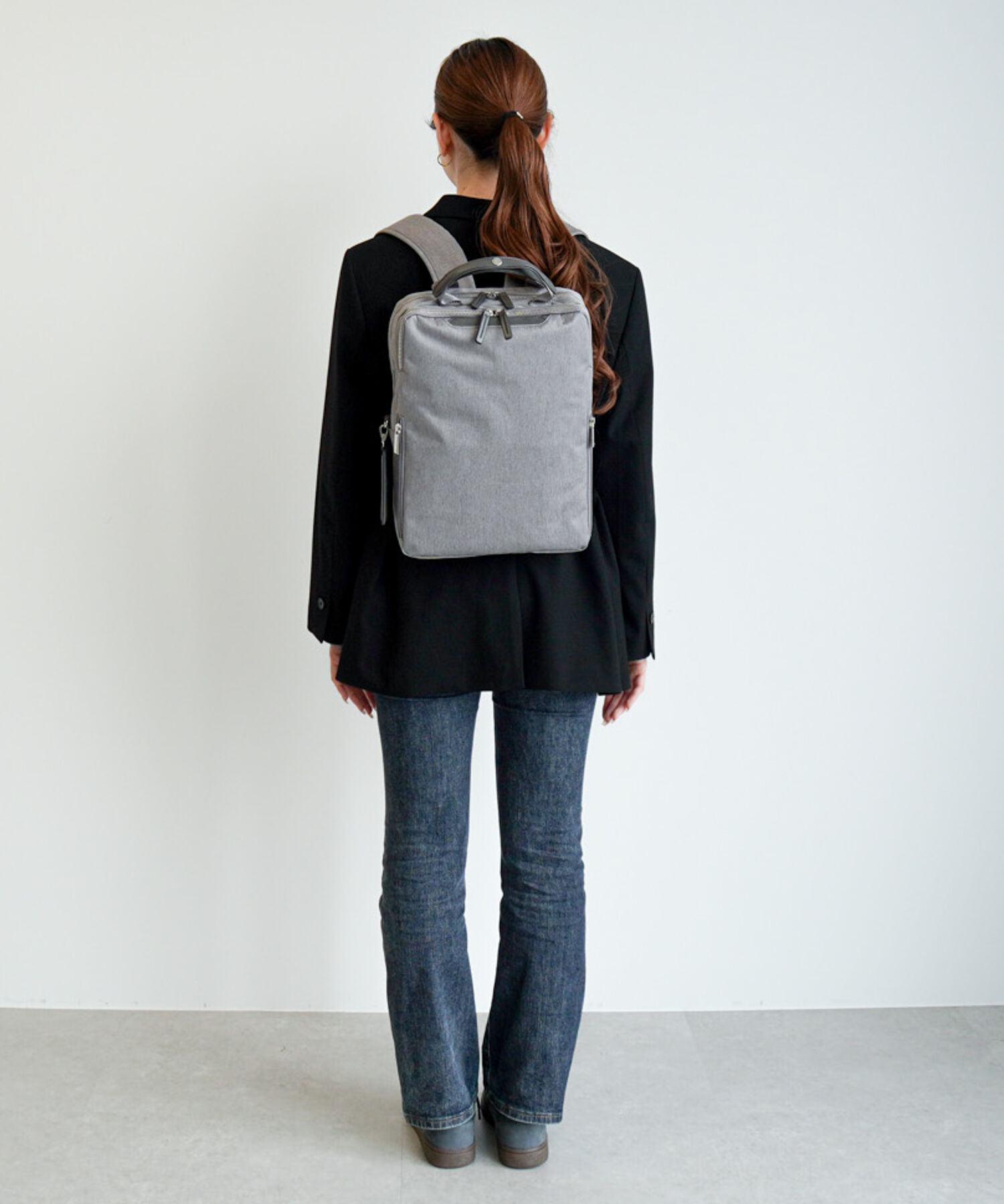 ace.「ace./エース フィッテムヘザー ビジネスリュック A4 13.3インチPC収納 12L  スクエア型  20111」|リュック|