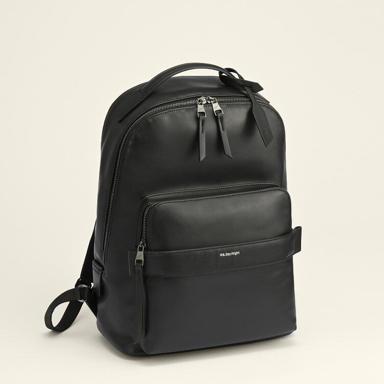 W&.Day/Night「W&.Day/Night ティルカ ラウンドリュック A4サイズ 14.0インチPC収納 19182」|リュック|ブラック