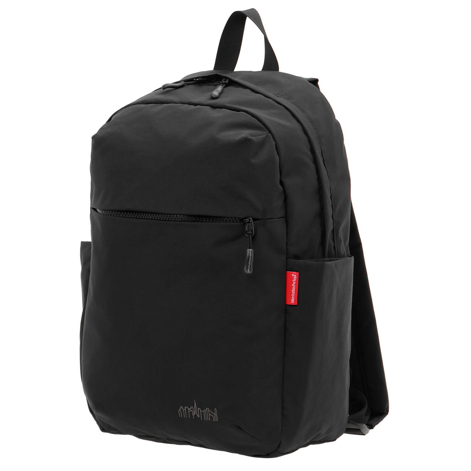 Manhattan Portage「Queensboro Backpack Back Pocket Nylon Tussah Quill」|リュック|BLK