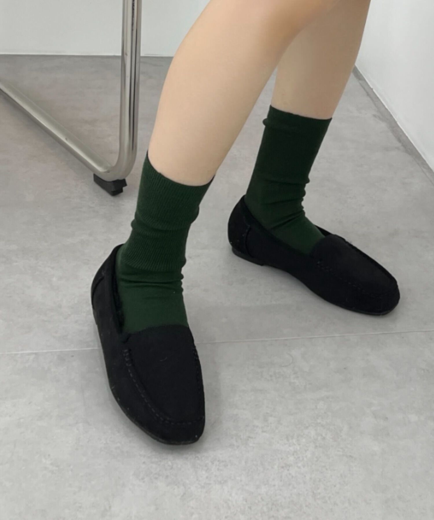 WA Oriental TRaffic「【累計5万足突破】 もこもこ ムートンシューズ /12311 モカシン フェイク ファー 再入荷 フラット」|パンプス|