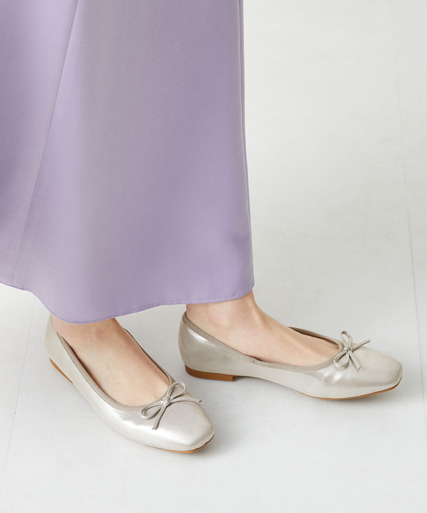 ORiental TRaffic「【跳べるパンプス/シリーズ累計１５０万足突破】 バレエ シューズ /R-3208 厚手クッション フラット」|パンプス|