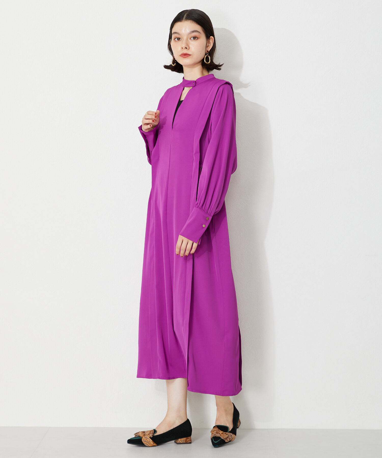 ORiental TRaffic「ベロアリボンオペラパンプス/31305」|パンプス|