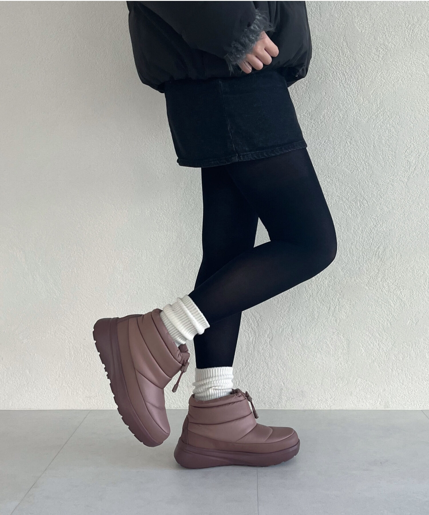 ORiental TRaffic「パデットショートスノーブーツ/OT3404」|レインシューズ|