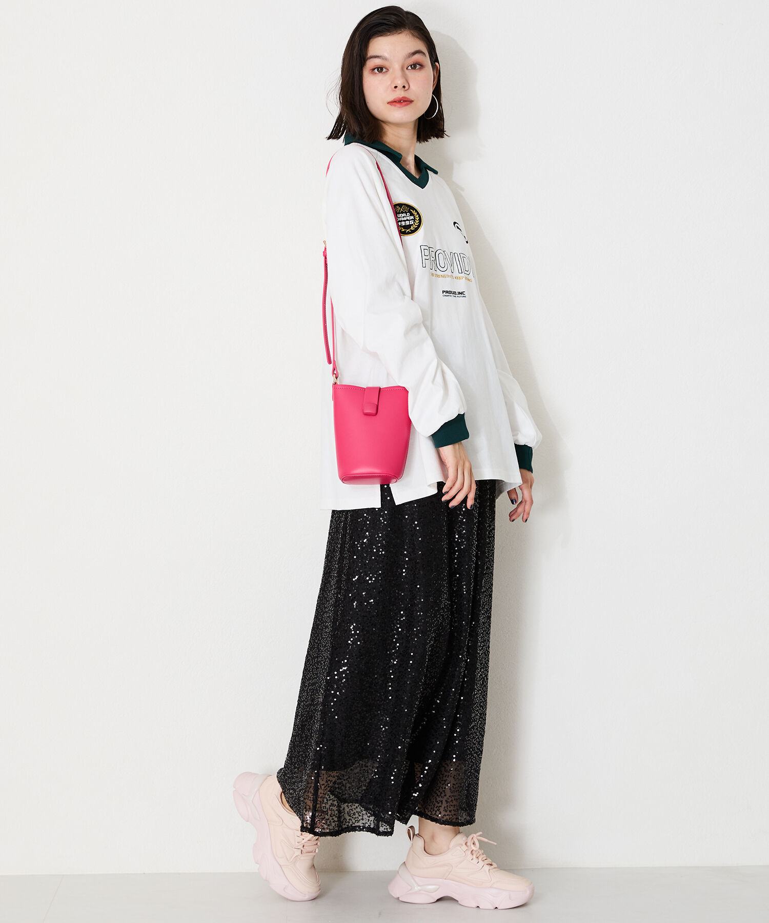 ORiental TRaffic「【トレンド】フレアソールシューレーススニーカー/OT3735 スニーカー 人気 売れてる スポーティー」|スニーカー|