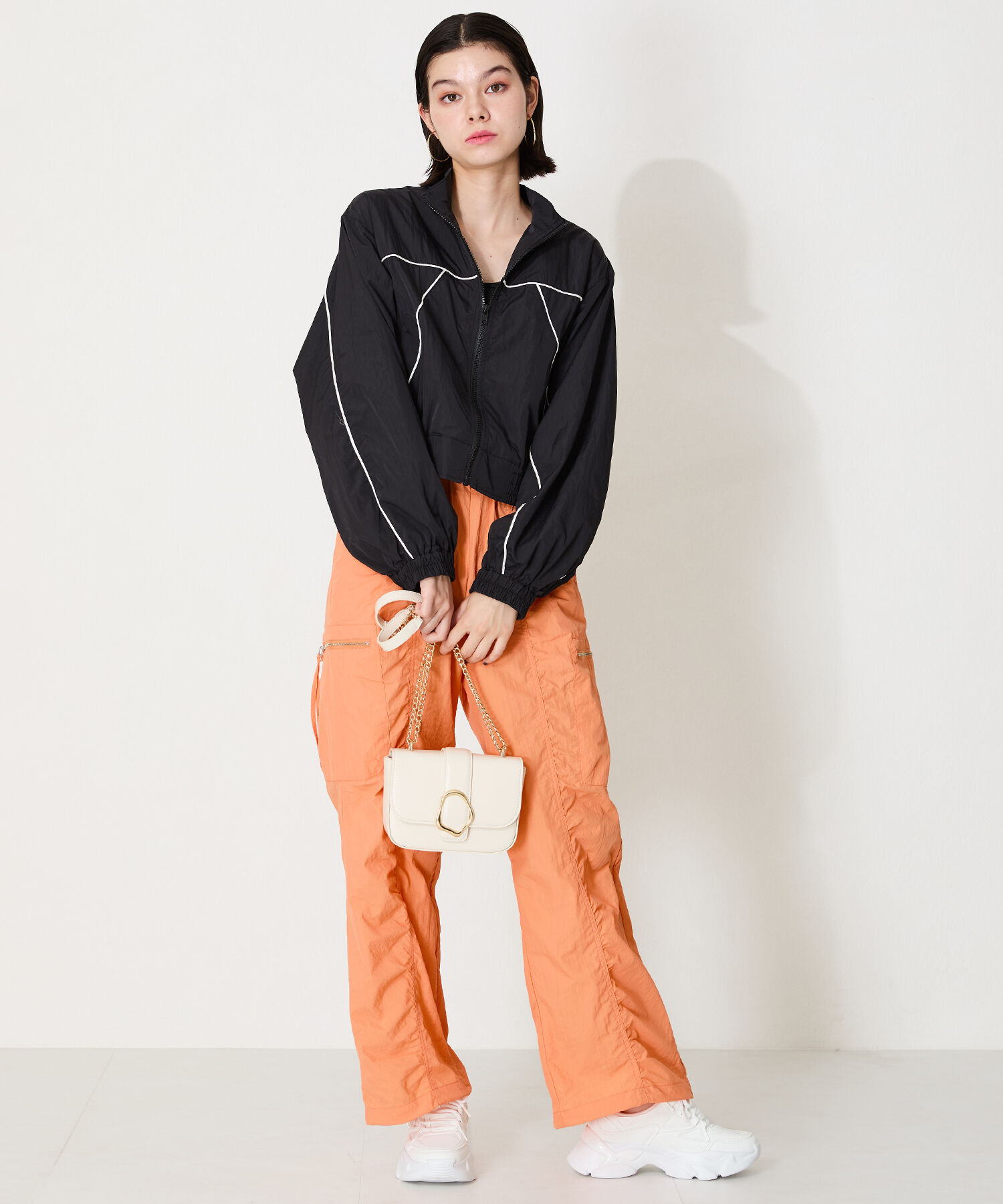 ORiental TRaffic「【トレンド】フレアソールシューレーススニーカー/OT3735 スニーカー 人気 売れてる スポーティー」|スニーカー|