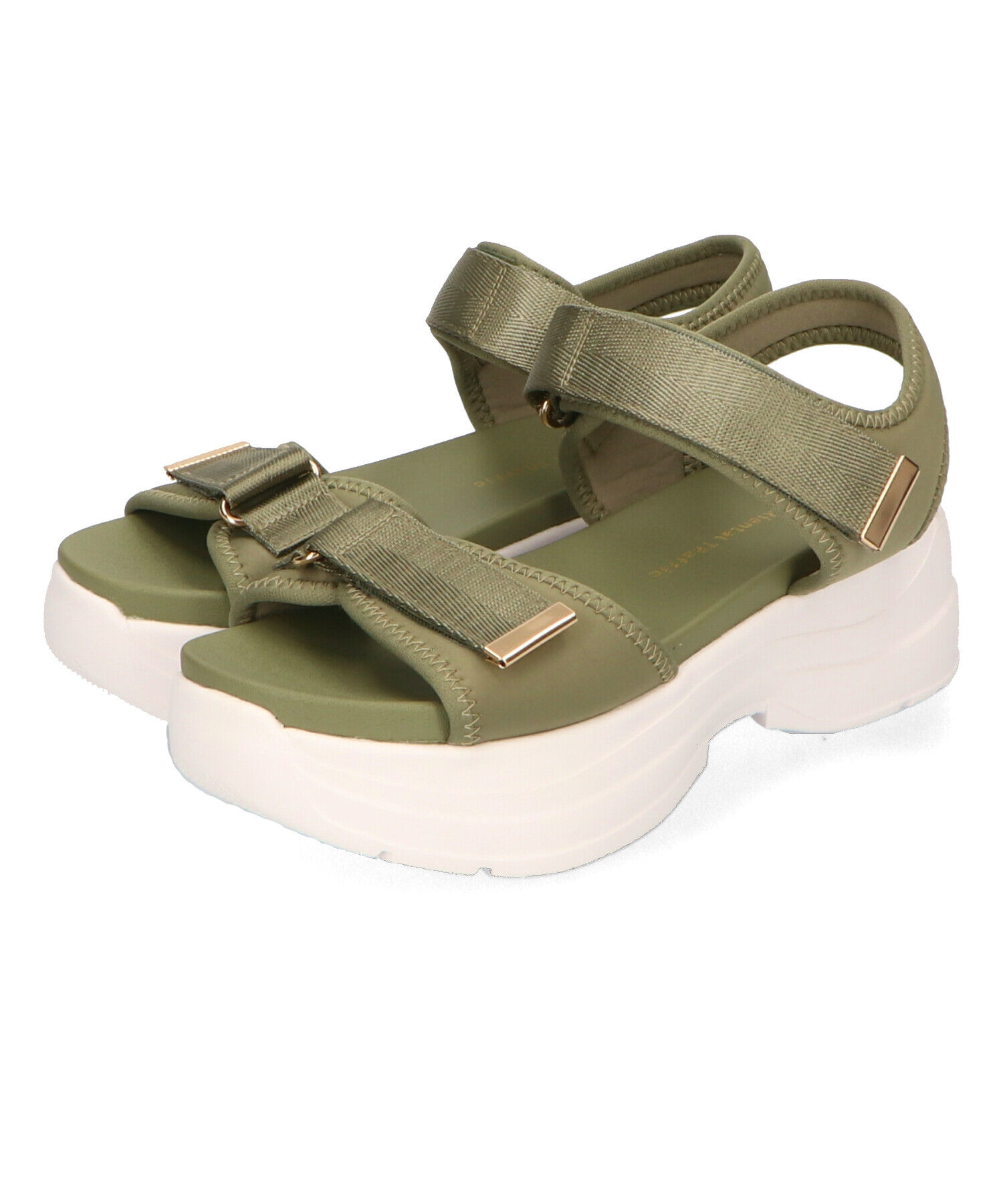 WA Oriental TRaffic「【追加】ダブルベルトスポーツサンダル/42207 スポサン 柔らかい 人気 軽い トレンド 厚底 再入荷」|サンダル|