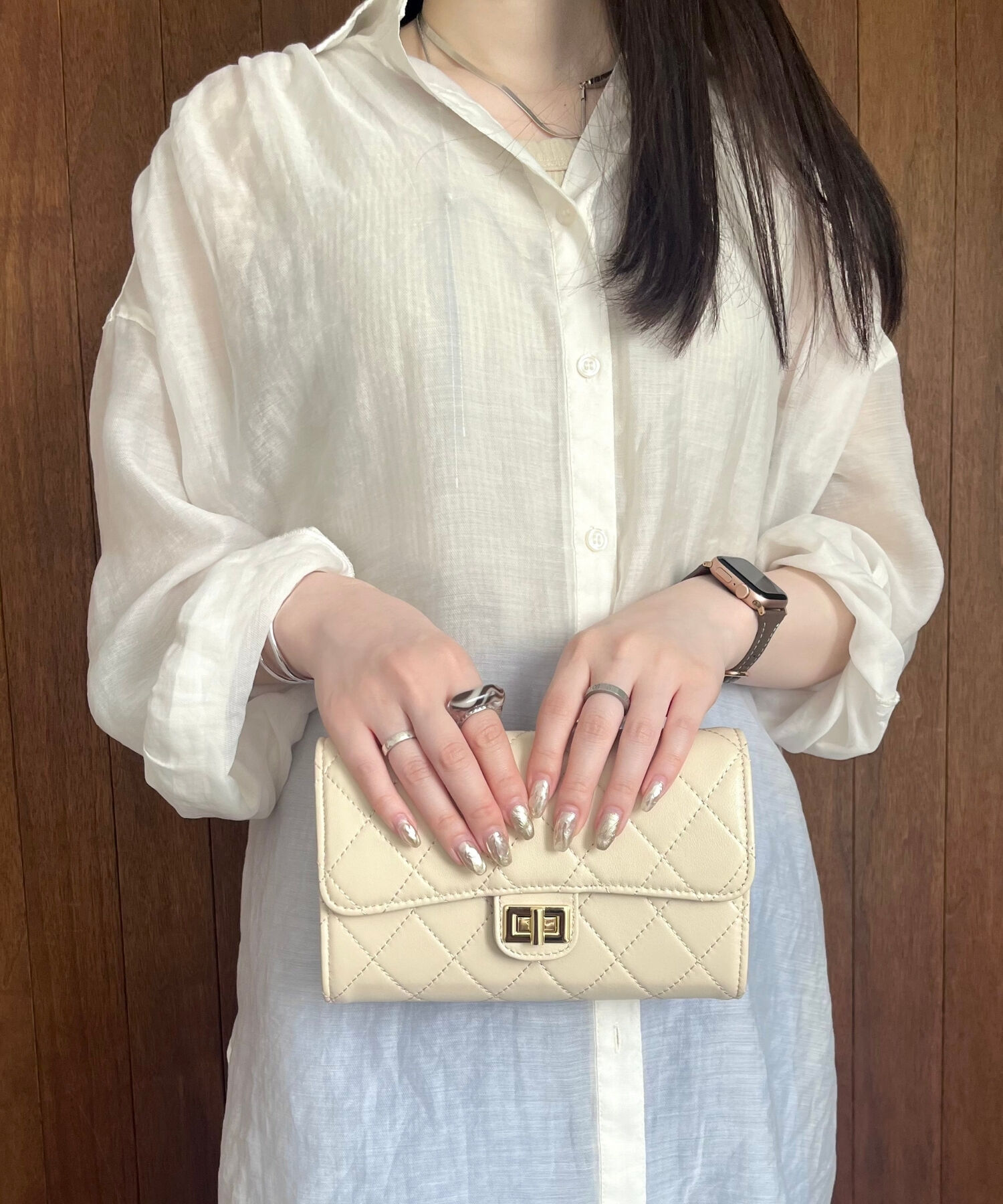 ORiental TRaffic「【BAG】キルティングお財布バッグ/BA-238 トレンド 人気 フェミニン カジュアル」|ショルダー・メッセンジャー|