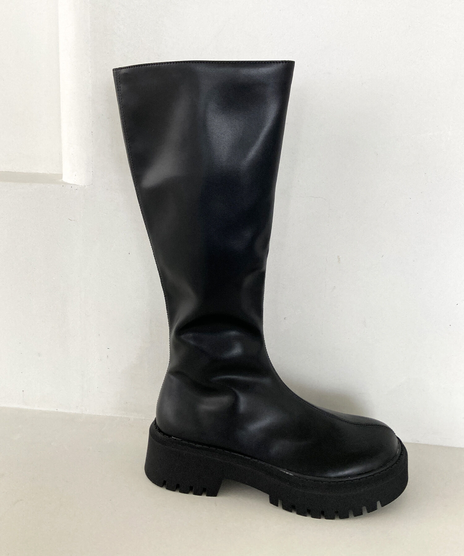 ORiental TRaffic「【 厚底 ・ 軽量 】タンクソールストレッチロングブーツ/41501」|ロングブーツ|