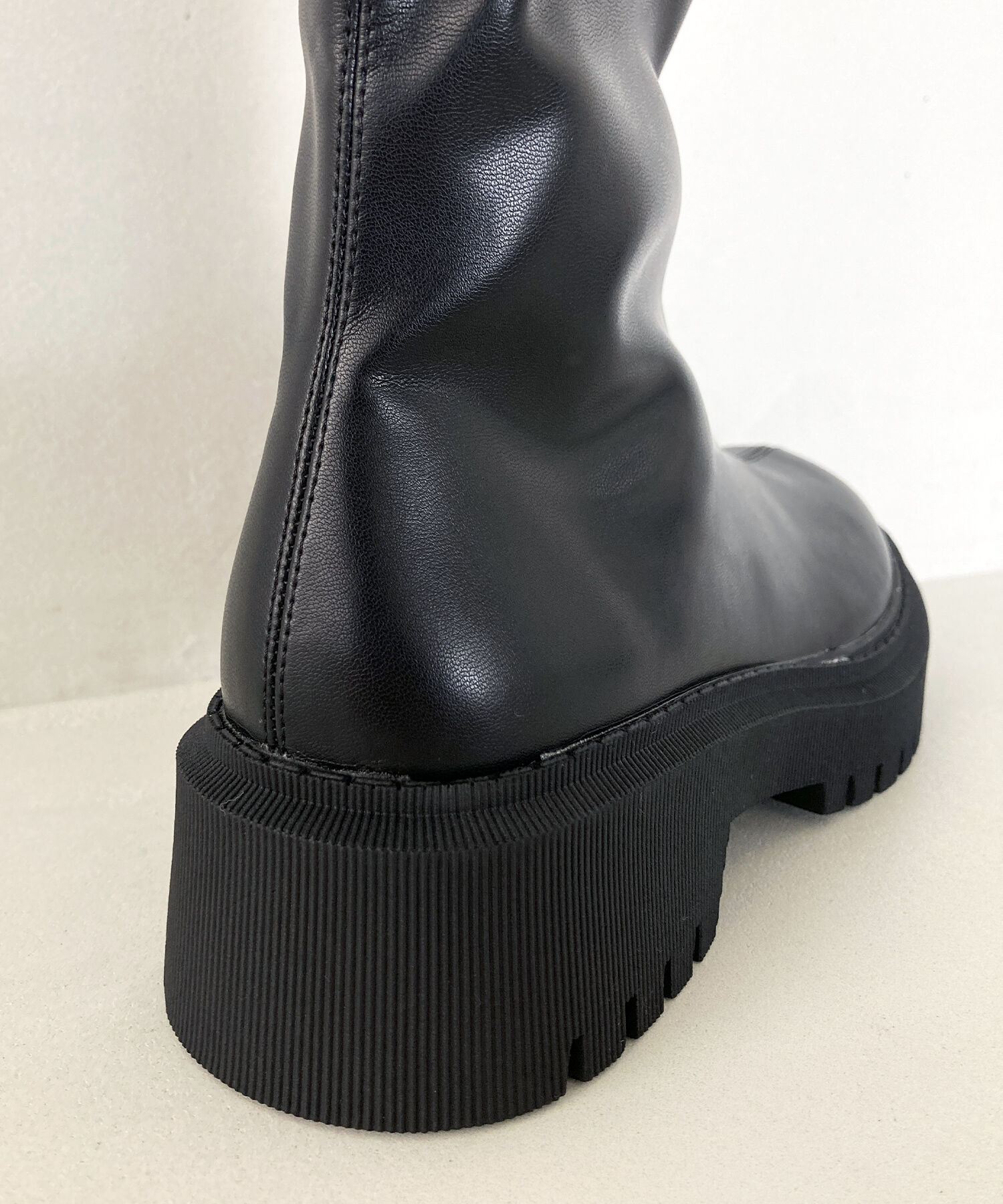 ORiental TRaffic「【 厚底 ・ 軽量 】タンクソールストレッチロングブーツ/41501」|ロングブーツ|