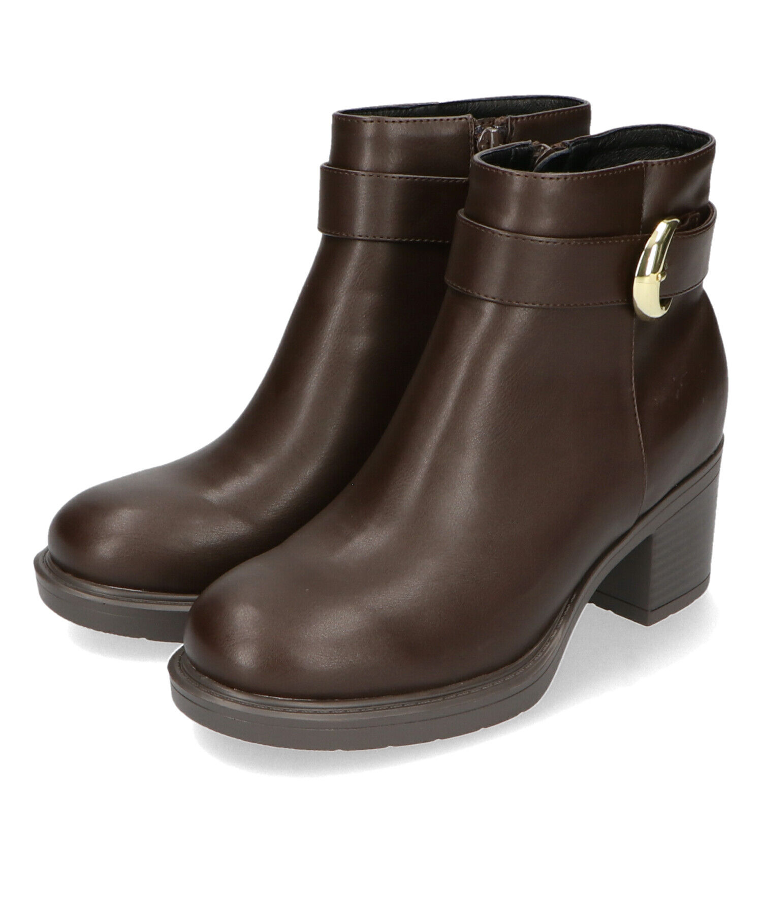 WA Oriental TRaffic「バックルデザインタンクソールヒールブーツ/42408」|ショートブーツ|