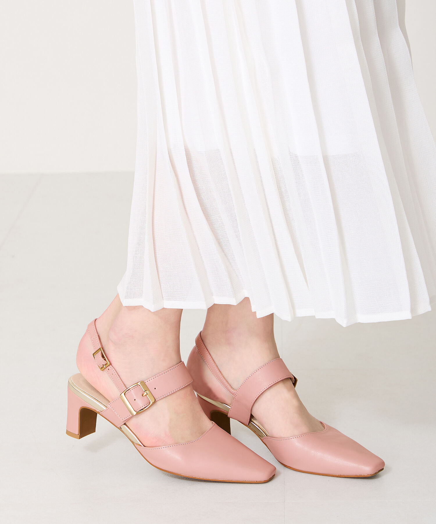 ORiental TRaffic「バックストラップヒールパンプス/51101 パンプス 人気 トレンド 売れてる」|パンプス|