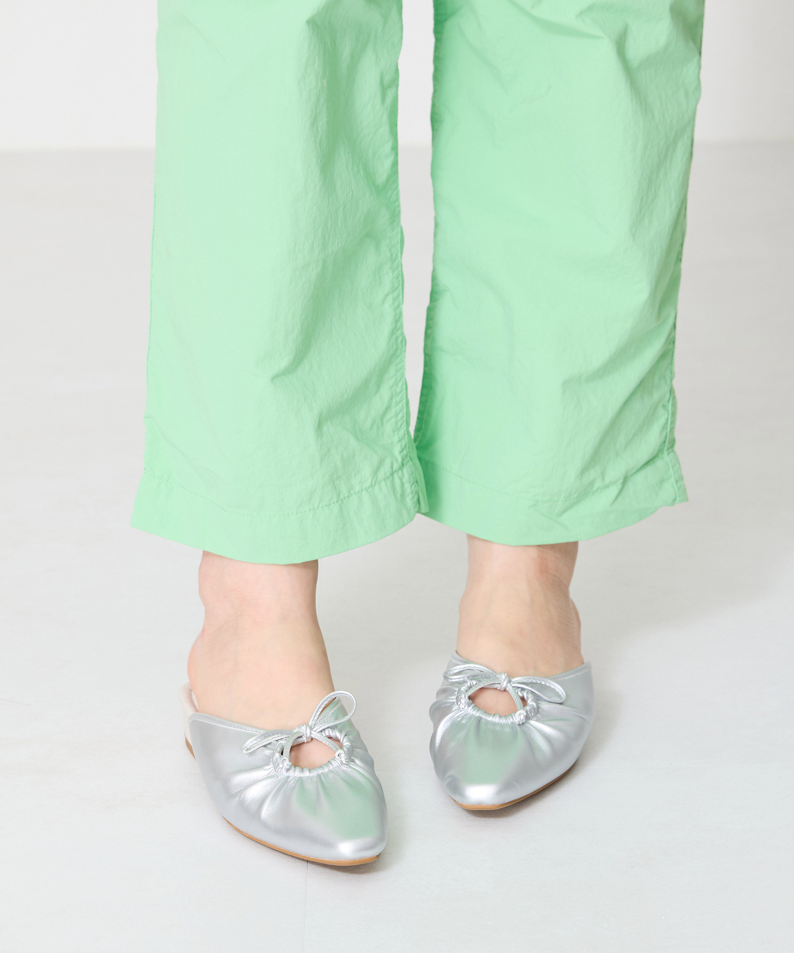 WA Oriental TRaffic「スクエアトゥギャザーリボンミュール/52107」|パンプス|