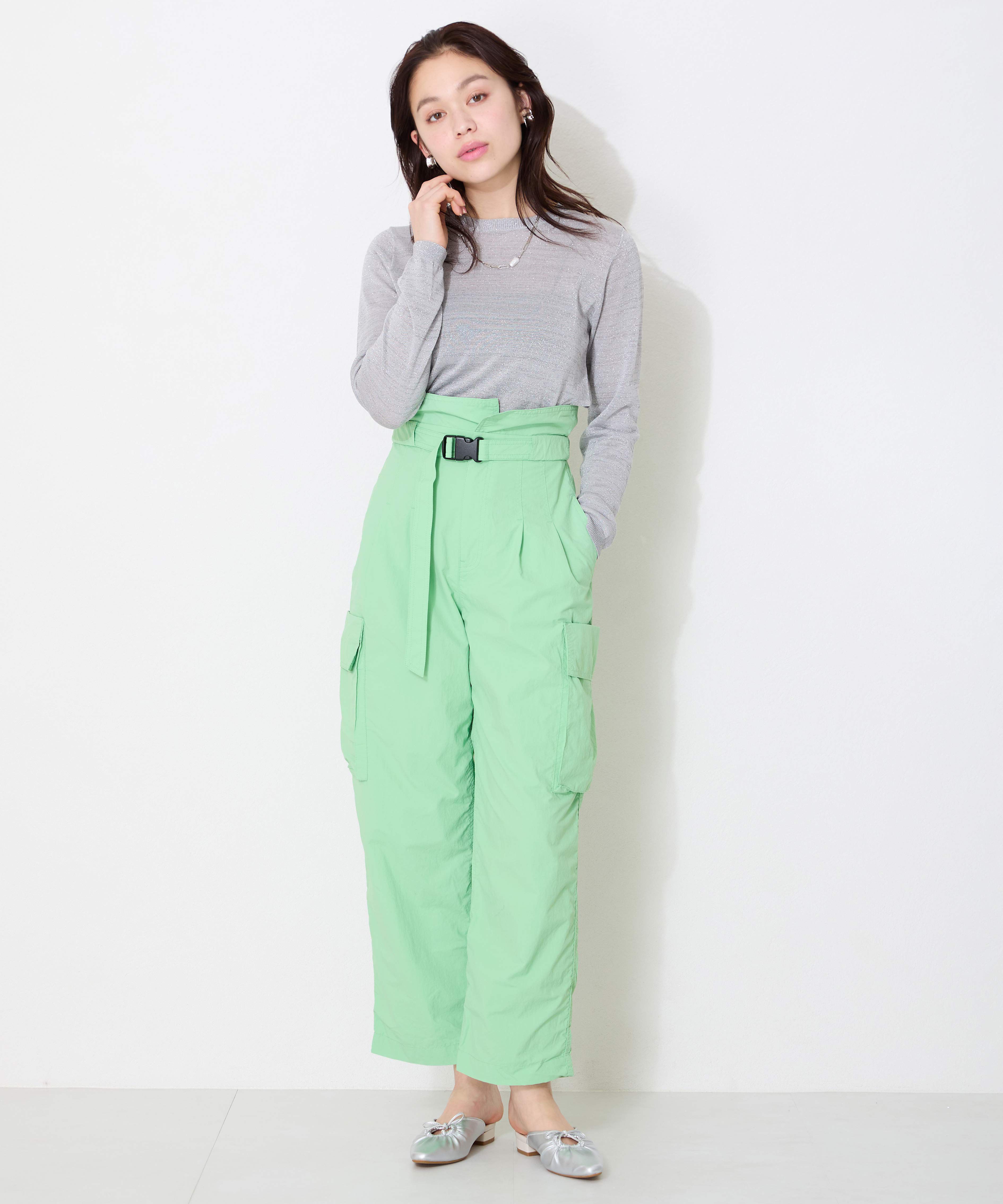 WA Oriental TRaffic「スクエアトゥギャザーリボンミュール/52107」|パンプス|