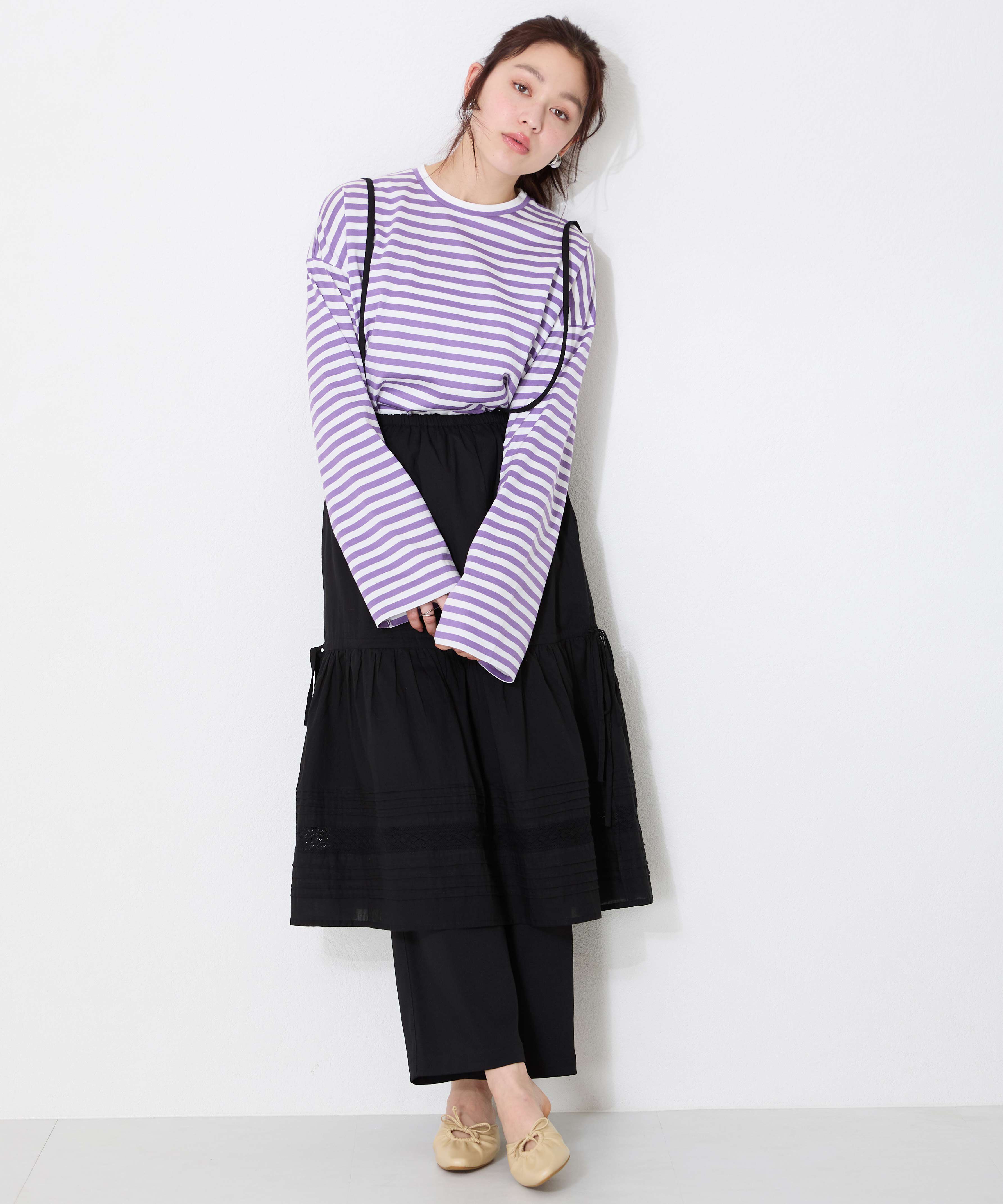 WA Oriental TRaffic「スクエアトゥギャザーリボンミュール/52107」|パンプス|