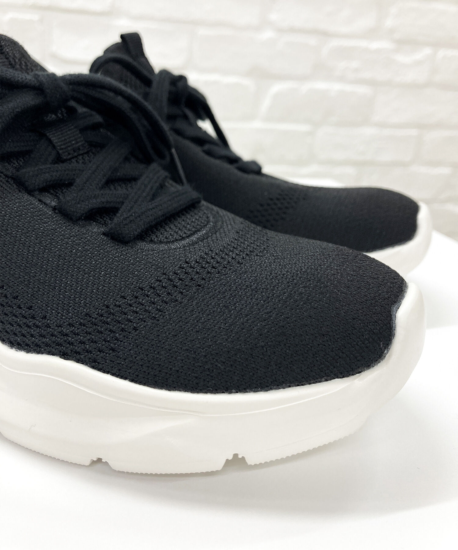 ORiental TRaffic「 【瞬間フィット】 ニットスニーカー /OT3757 軽量 歩きやすい 楽ちん ハンズフリー」|スニーカー|