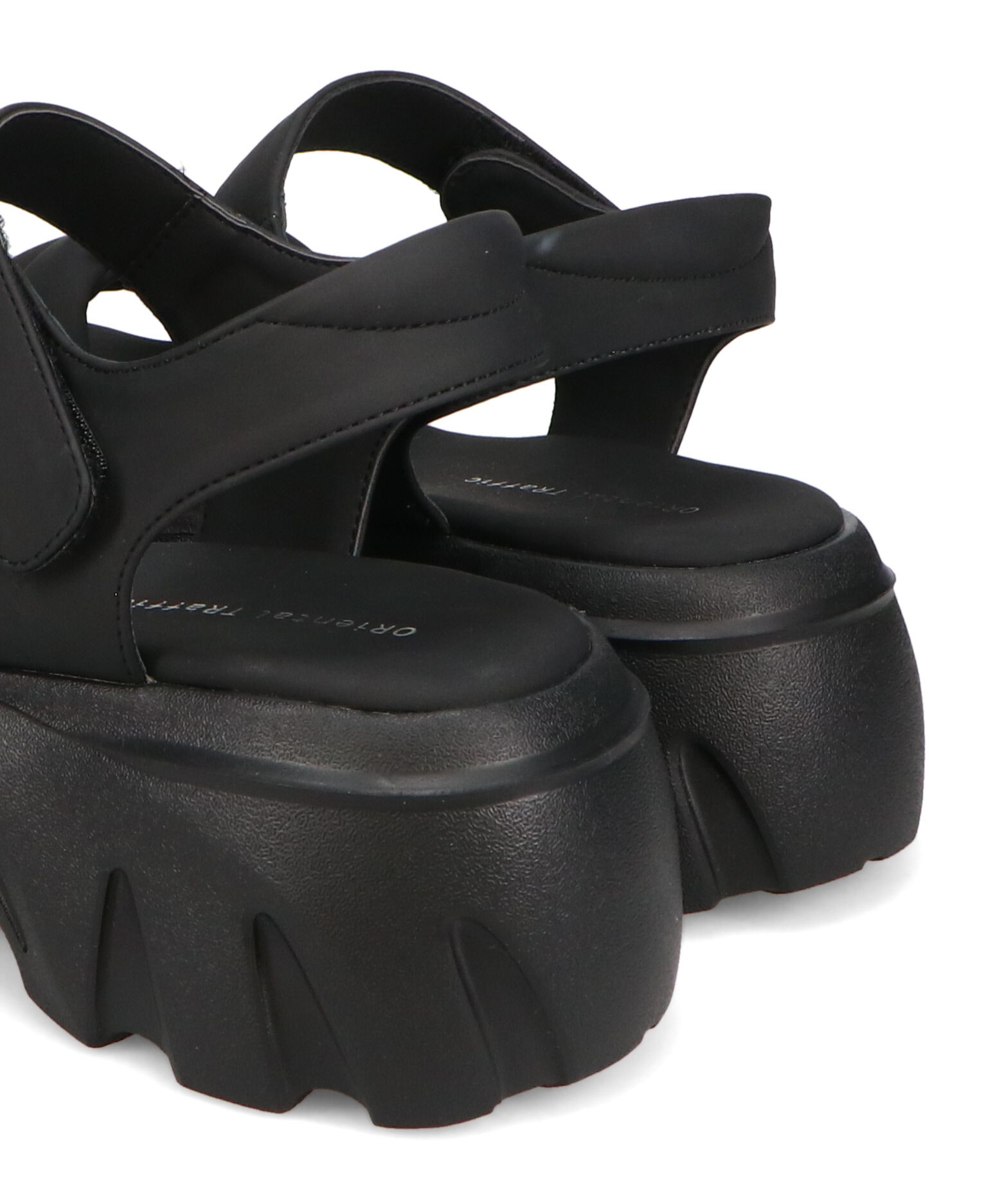 ORiental TRaffic「カットデザインパデット厚底サンダル/51206 サンダル 厚底 トレンド 人気 軽い」|サンダル|