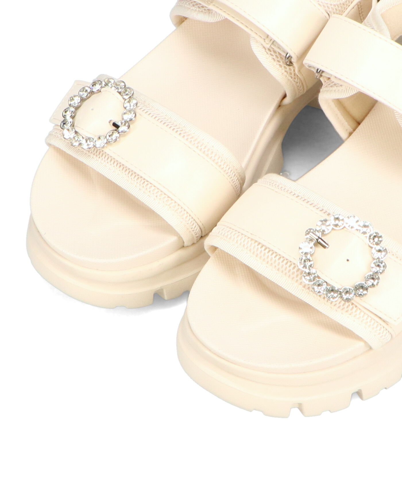 ORiental TRaffic「ビジューモチーフスポーツサンダル/51204 サンダル　ビジュー　人気 スポサン」|サンダル|