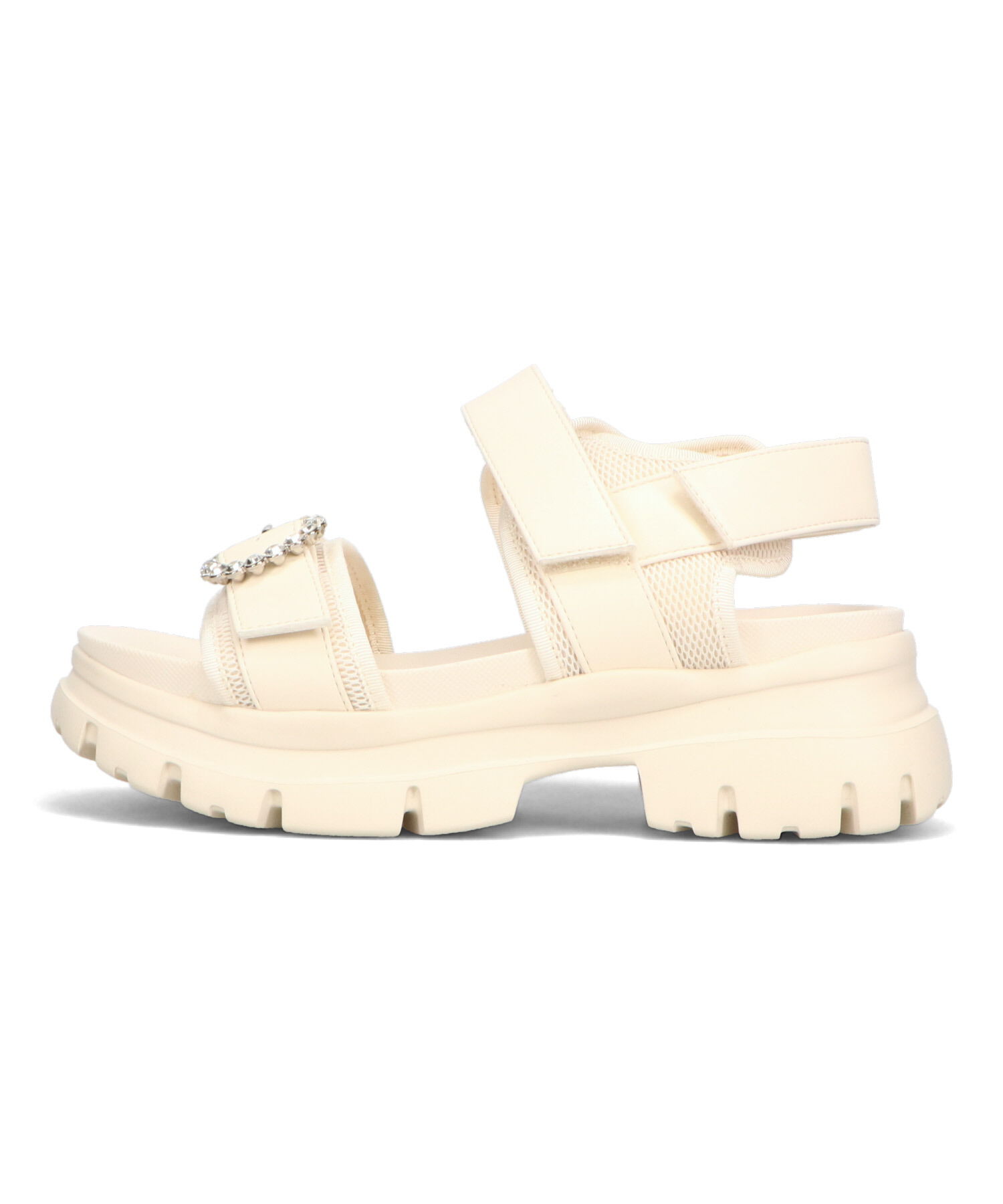 ORiental TRaffic「ビジューモチーフスポーツサンダル/51204 サンダル　ビジュー　人気 スポサン」|サンダル|