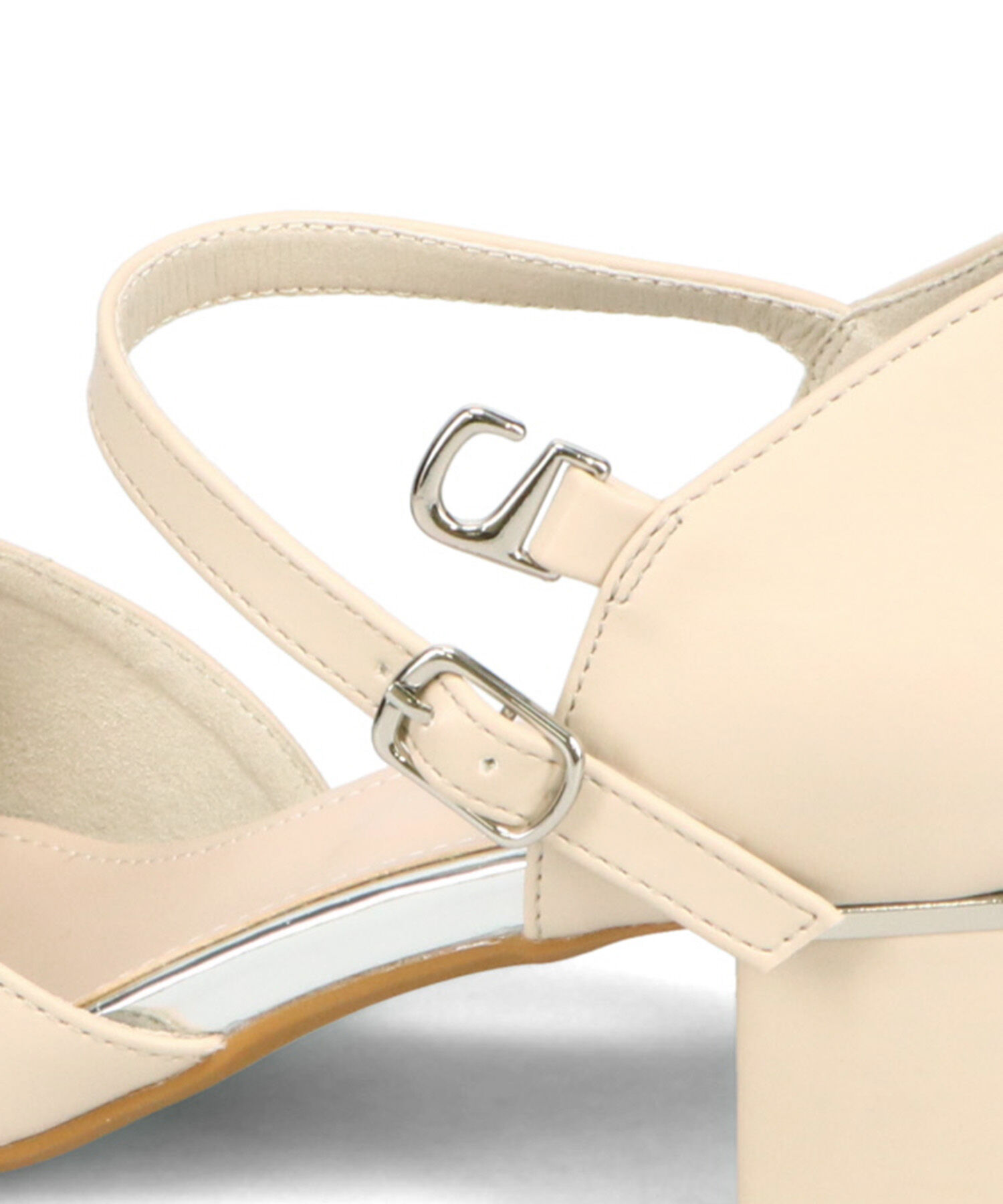 ORiental TRaffic「【WEB限定】アーモンドトゥ セパレートパンプス /55103 ストラップパンプス 太ヒール オフィス」|パンプス|