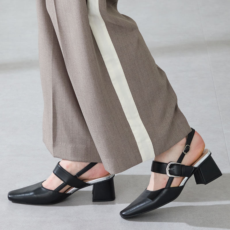 ORiental TRaffic「バックストラップパンプス/51301」|パンプス|BLACK