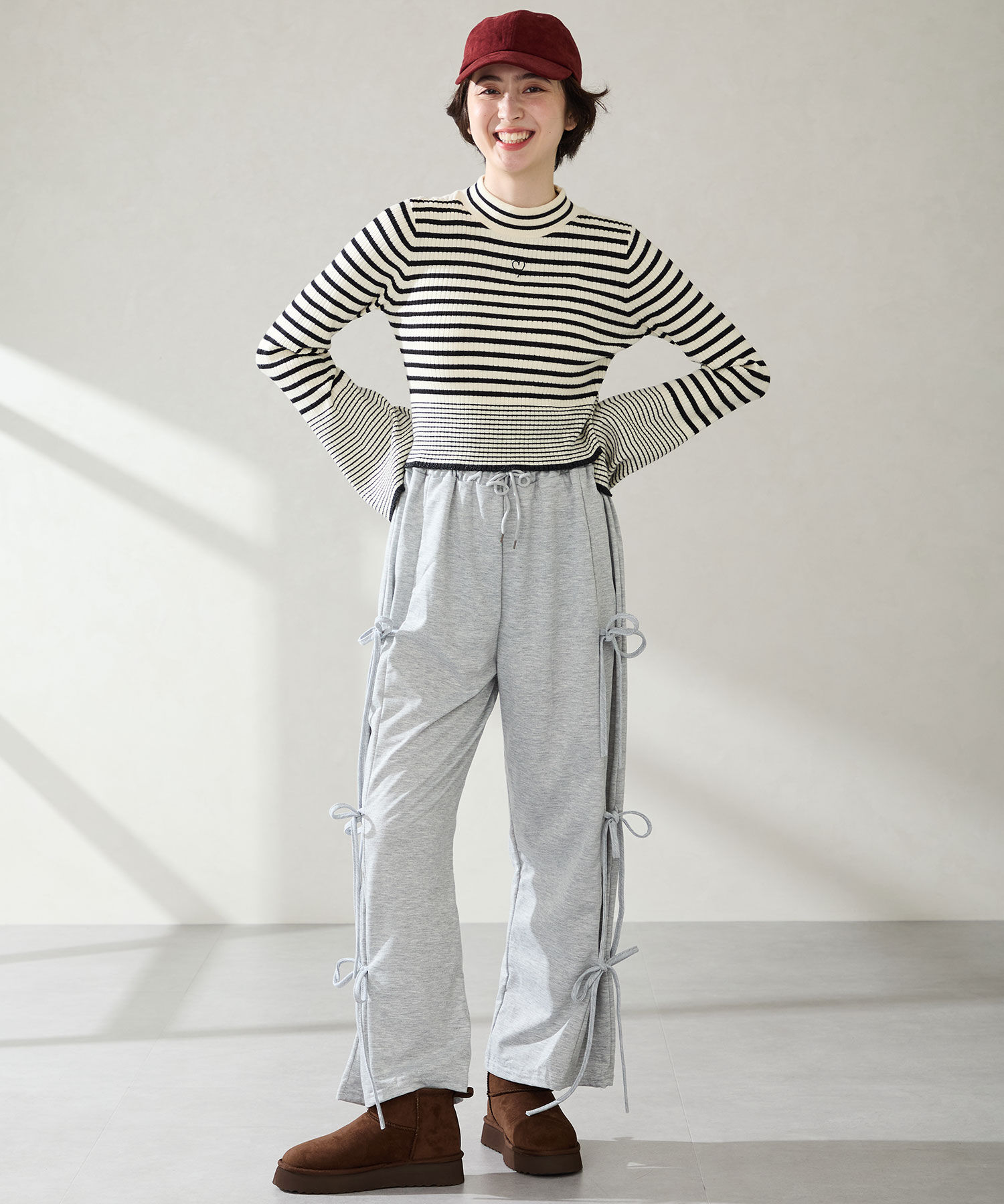 ORiental TRaffic「【 厚底 】ムートン ショートブーツ /51409 防寒 」|ショートブーツ|