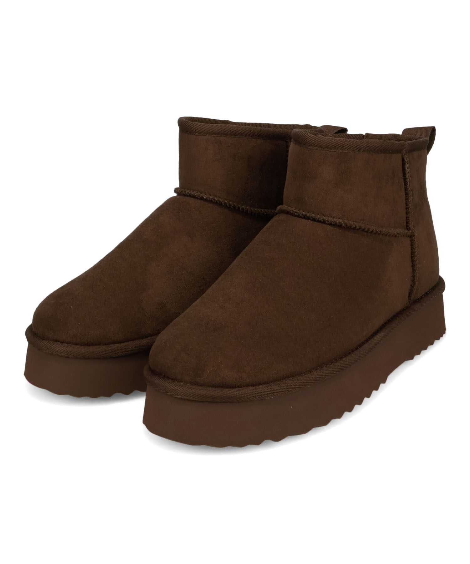 ORiental TRaffic「【 厚底 】ムートン ショートブーツ /51409 防寒 」|ショートブーツ|