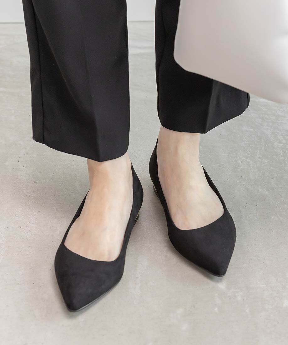  「ポインテッドトゥローヒールパンプス」|パンプス|
