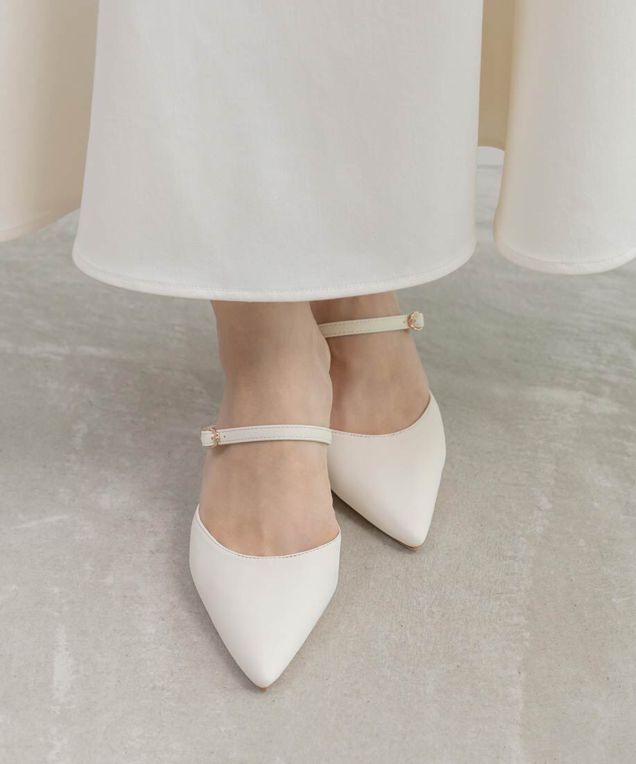  「2WAY シアーリボンミュールパンプス」|パンプス|