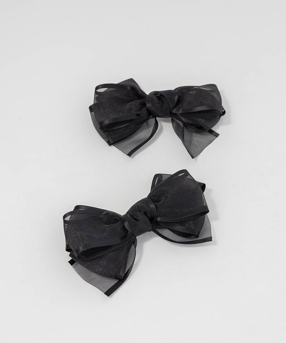  「2WAY シアーリボンミュールパンプス」|パンプス|