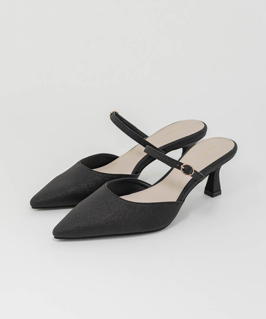  「2WAY シアーリボンミュールパンプス」|パンプス|